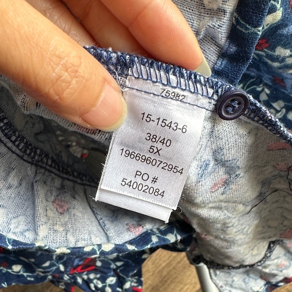 Only Necessities Navy Floral Dress - Picture 10 of 10